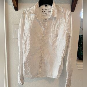 Frank and Eileen Barry Signature
Crinkle Collared Button-Down Shirt
White XS